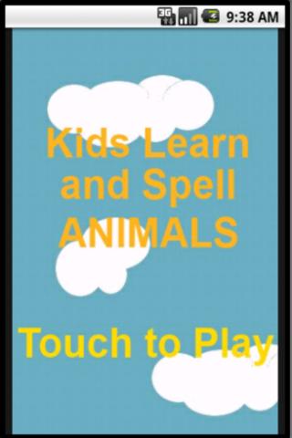 Kids Learn to Spell Animals