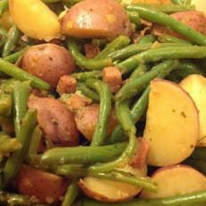 New Potatoes with Green Beans, Country-Style