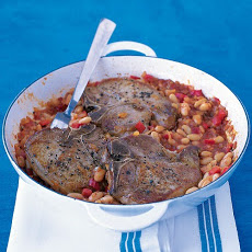 Pork Chops with White Beans