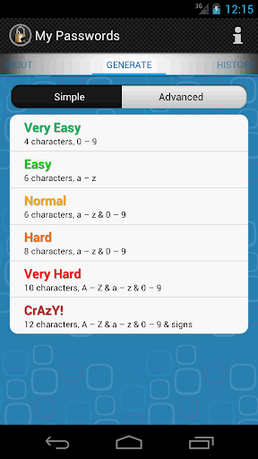 My Passwords Generator ADFREE