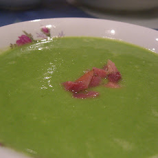 Fresh Pea Soup With Mint