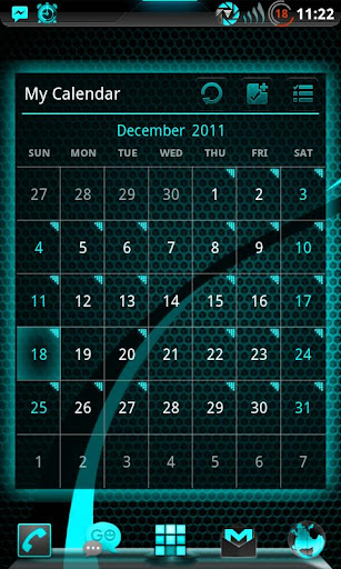 GOWidget ElectricCyan ICS-Free