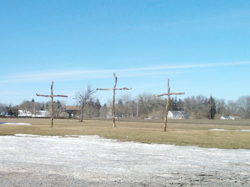 Three Crucifixion Crosses