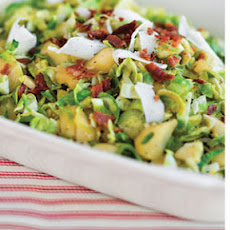 Sautéed Brussels Sprouts With Apples