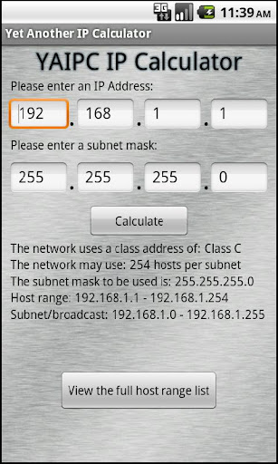 Yet Another IP Calculator