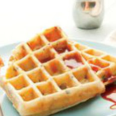 Sausage, Potato and Cheese Waffles