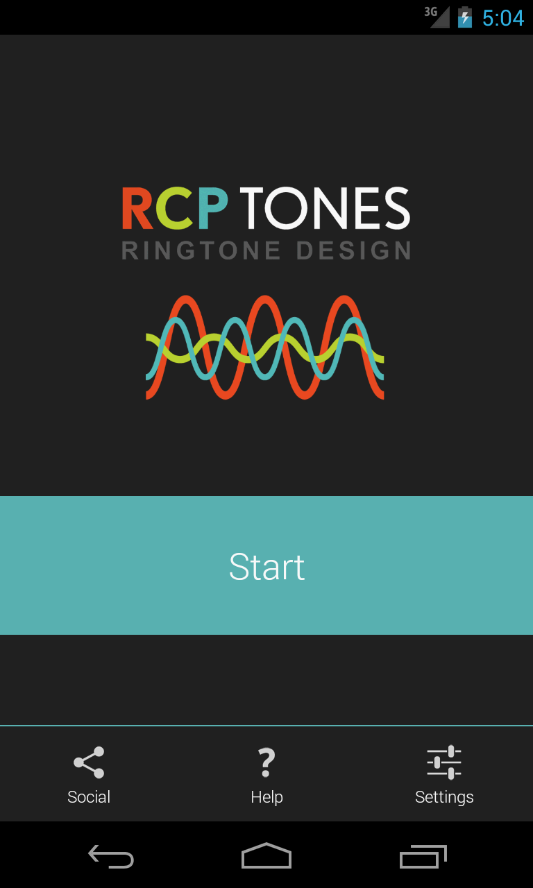 Android application Beeptronic Tones screenshort