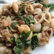 Pasta with Lentils and Kale