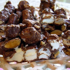Rocky Road Candy With Chopped Almonds