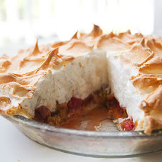 Rhubarb Orange Meringue Pie