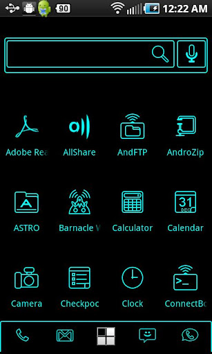 LightWorks Cyan ADW Theme