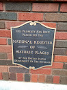 Old Palestine School National Register of Historic Places Plaque 