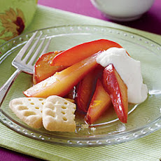 Spiced Pears with Cream
