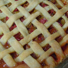 Rhubarb Crumble Pie
