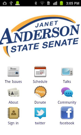 【免費社交App】Janet Anderson for State Senat-APP點子