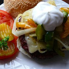Open-Face Swiss Burger