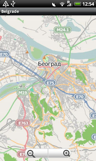 Belgrade Street Map
