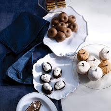 Square Pumpkin-Cake Petits Fours with Honey-Chocolate Glaze