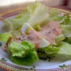 Chopped Romaine Salad with Thousand Island Dressing