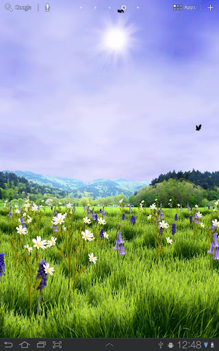 Spring Meadow Live Wallpaper