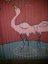 Flamingo Graffiti 
