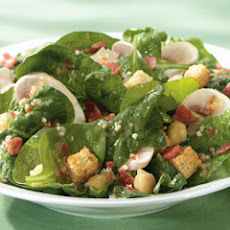 Italian Spinach & Mushroom Salad