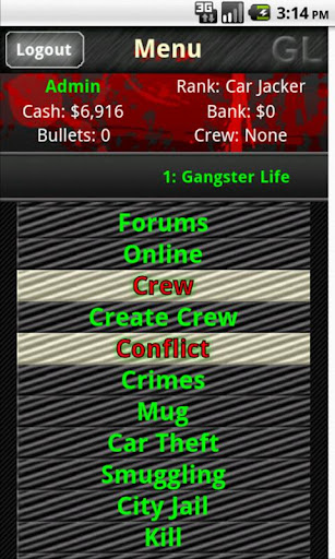 gangster-life-mmorpg for android screenshot