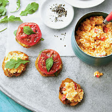 Tomato-and-Okra Cornmeal Cakes