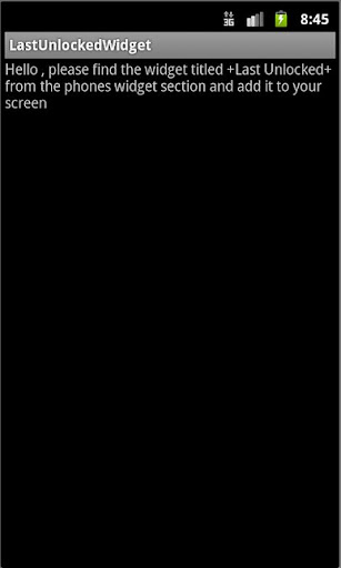 免費下載生活APP|Last Unlocked Widget app開箱文|APP開箱王