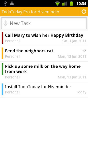 TodoToday Pro for Hiveminder