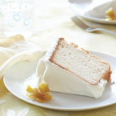 Lemony Angel Food Cake