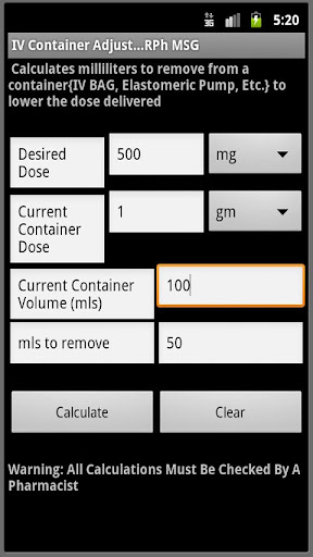 IV Container Adjust