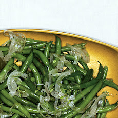 Green Beans with Pickled-Onion Relish
