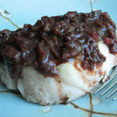 Pork Chops With Rhubarb Compote