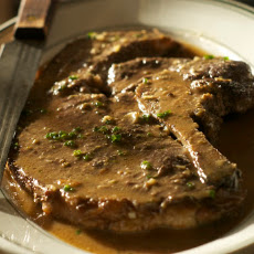 Quick Braised Sirloin with Horseradish Sauce