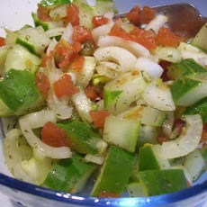 Easy Cucumber, Tomato and Onion Salad