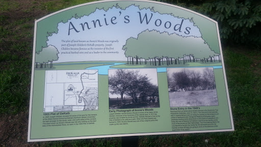 Annie's Woods Plaque