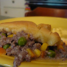 Crescent Beef, Turkey or Chicken Casserole