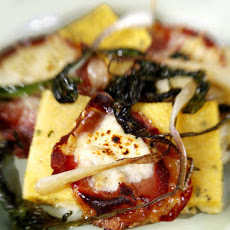 Polenta with Capocollo, Robiola, and Ramps