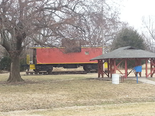 Red Caboose in City Park