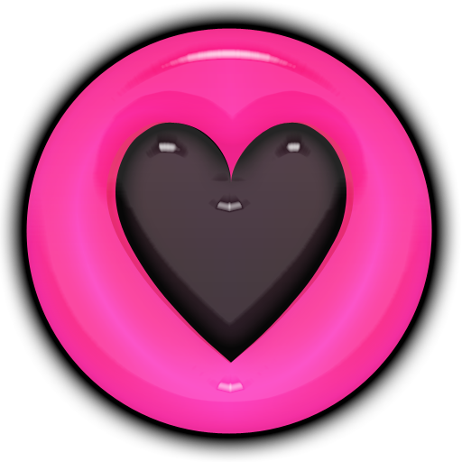 THEME - Pink Heart Halo LOGO-APP點子