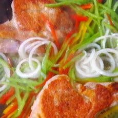 Zingara (Pork Chops with Peppers and Capers)