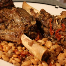 Lamb Shanks W/ White Beans & Sun-Dried Tomatoes