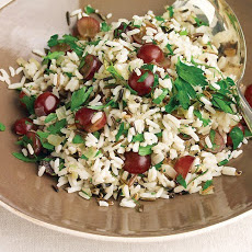 Wild-Rice Pilaf with Rosemary and Red Grapes