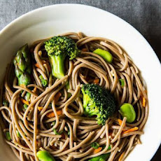 Spring Soba Noodle Salad with Fava Beans