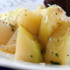 Microwave Parmesan Potatoes
