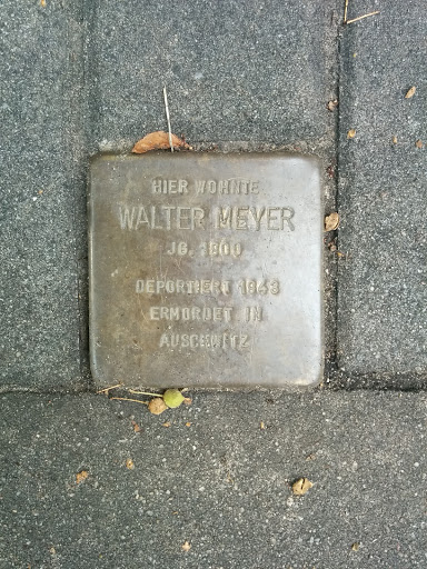 Stolperstein Walter Meyer