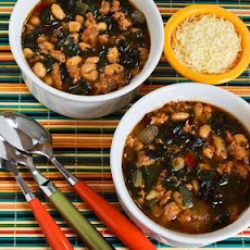 Italian Sausage and Bean Soup with Chard