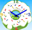 Donut Clock mobile app icon