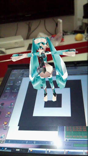 初音未來3D IKA AR顯示增強